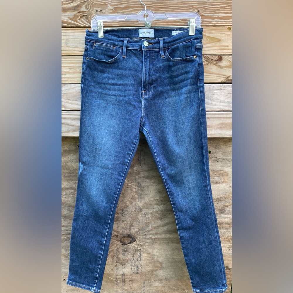 Frame Denim Le High Skinny Crop Jeans Size 31